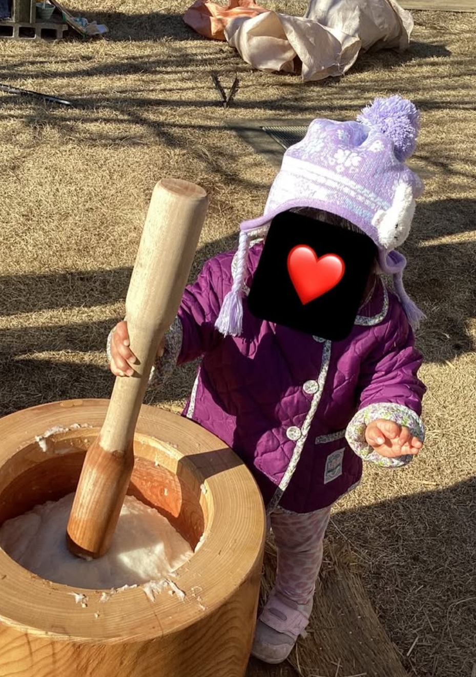 今年の締めも餅つきで